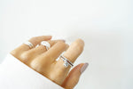 [ 925 Sterling silver ] Smile Open Free Silver Ring