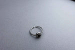 [ 925 Sterling silver ] Onyx Point Twist Silver Ring