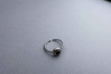 [ 925 Sterling silver ] Onyx Point Twist Silver Ring