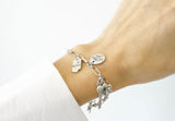 [ 925 Sterling silver ] Lucky Charm Pendant Silver Bracelet