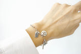 [ 925 Sterling silver ] Lucky Charm Pendant Silver Bracelet