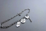 [ 925 Sterling silver ] Lucky Charm Pendant Silver Bracelet