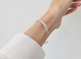 [ 925 Sterling silver ] 4.7mm Bangle Silver Bracelet