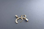 [ 925 Sterling silver ] Blue Cubic Silver Earring