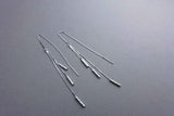 [ 925 Sterling silver ] Stick Point Stamen Silver Earring