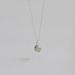 [ 925 Sterling silver ] Frenight Natural Stone Rough Jewel Necklace