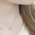 [ 925 Sterling silver ] Starfish Pendant Silver Necklace