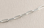 [ 925 Sterling silver ] Small Long Chain Silver Necklace