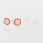 [ 925 Sterling silver ] Coral Rovet Stud Silver Earring