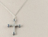 [ 925 Sterling silver ] Cross Pendant Silver Necklace