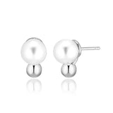 [ 925 Sterling silver ] Pearl Ball Earring