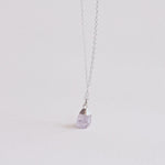 [ 925 Sterling silver ] Amethys Natural Stone Rough Jewel Necklace