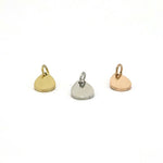 SG.541 // Surgical Steel Mini teardrops Pendant [Siver, Gold, Rose Gold], 1 pc