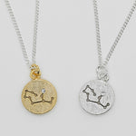 [ 925 Sterling silver ] zodiac Sign Pendant Silver Necklace