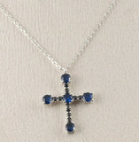 [ 925 Sterling silver ] Cross Pendant Silver Necklace