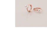 [ 925 Sterling silver ] Mini Pearl One-Touch Earring