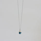 [ 925 Sterling silver ] Blue Appertite Rough Jewel Necklace