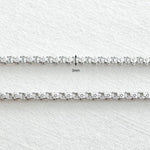 SG.448 // Surgical Steel Flower Box Chain , 50cm / 8-0050-111B