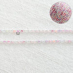 SG.447 // Surgical Steel Pastel Bead Ball Chain , 50cm / 8-0050-74B