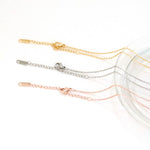 SG.568 // Surgical Steel 1.5 mm necklace chain finished [Siver, Gold, RoseGold], 1 pc