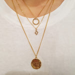 [ Jewelry ] Gold Plated Layered Necklace