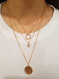 [ Jewelry ] Gold Plated Layered Necklace