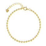 [ 925 Sterling silver ] 3mm Ball Chain Silver Bracelet