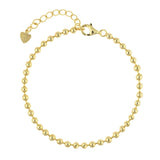 [ 925 Sterling silver ] 3mm Ball Chain Silver Bracelet