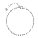 [ 925 Sterling silver ] 3mm Ball Chain Silver Bracelet