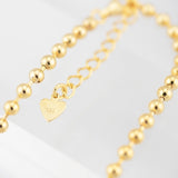 [ 925 Sterling silver ] 3mm Ball Chain Silver Bracelet