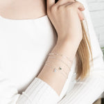 [ 925 Sterling silver ] 3mm Ball Chain Silver Bracelet