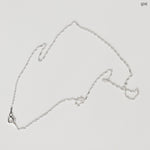 [ 925 Sterling silver ] Singapore Chain Silver Necklace