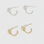 [ 925 Sterling silver ] Knot Ring Silver Earring