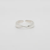 [ 925 Sterling silver ] Bold One Twist Open Silver Ring