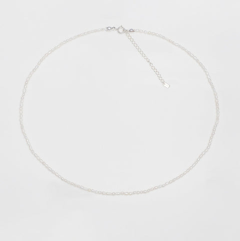 [ 925 Sterling silver ] Fresh Water Pearl Silver Necklace