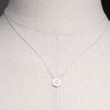 [ 925 Sterling silver ] Cubic Star Silver Necklace