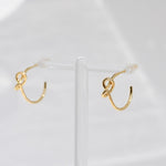 [ 925 Sterling silver ] Knot Ring Silver Earring