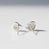 [ 925 Sterling silver ] Antique Heart Rocket Silver Earring