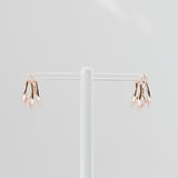 [ 925 Sterling silver ]Three Tailed One-Touch Silver Earring