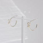 [ 925 Sterling silver ] Knot Ring Silver Earring