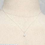 [ 925 Sterling silver ] Natural Stone Rainbow Moonstone Silver Necklace