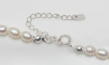 [ 925 Sterling silver ] Fresh Water Pearl Silver Necklace