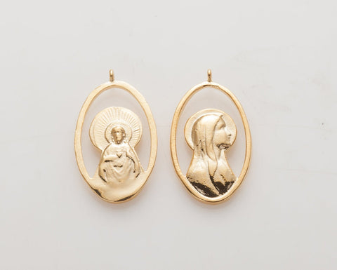 PD.2092 // Maria Pendant, 2 Pc