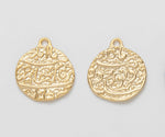 PD.2093 // Hieroglyph Pendant, 2 Pc