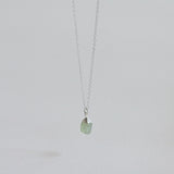 [ 925 Sterling silver ] Frenight Natural Stone Rough Jewel Necklace