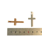 SG.524 // Surgical Steel Cross Pendant [Siver, Gold, Rose Gold], 1 pc