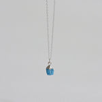 [ 925 Sterling silver ] Blue Appertite Rough Jewel Necklace