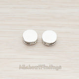 BD.015 // Round Metal Bead, 6 Pc