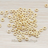 BD.022 // Round Textured Doughnut Shape Spacer, 10 Pc