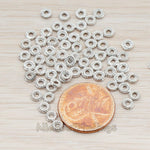 BD.022 // Round Textured Doughnut Shape Spacer, 10 Pc